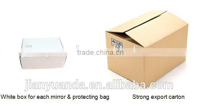 Mobile phone power bank cosmetic mirror 5x magnifying with led light