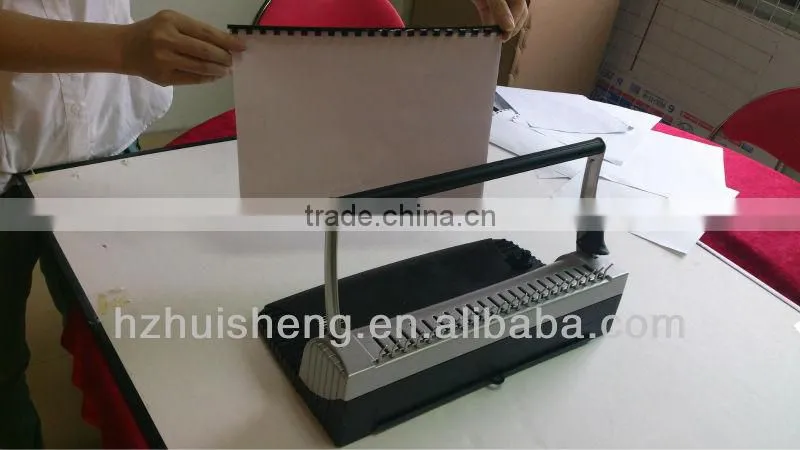 Office equipment double wire binding machine HS815