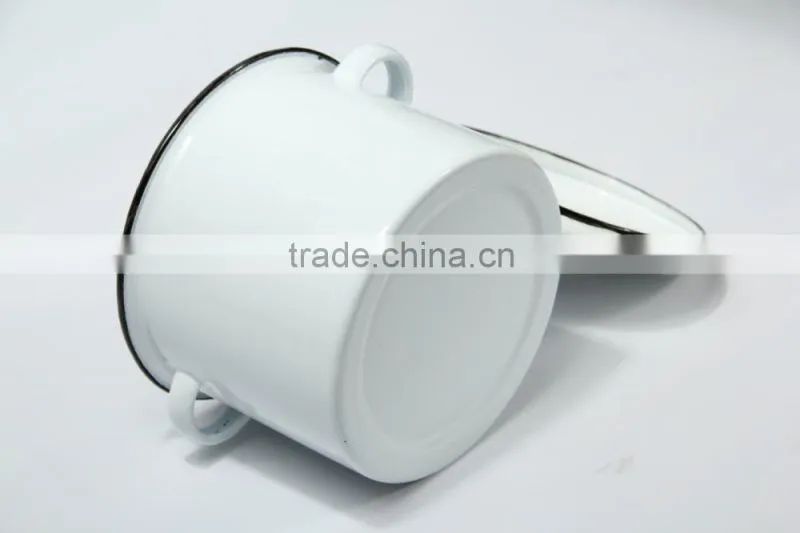 Enamel pot, stockpot, soup pot
