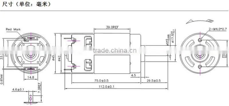 Permanent Magnet 230V HVDC Blender Motor