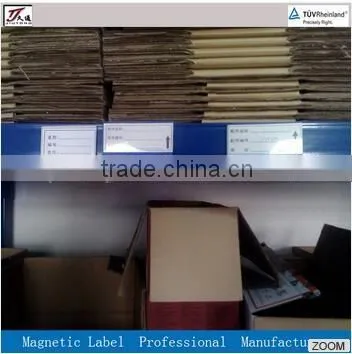 Magnet label for warehouse storage /supermarkt/ library