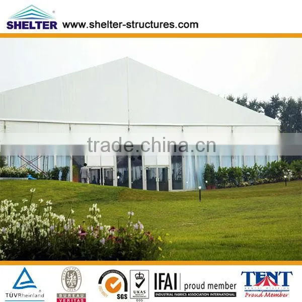 Tempering Double Glass Door tent With Stair And Balcony Used for Big Tent, Small Tent