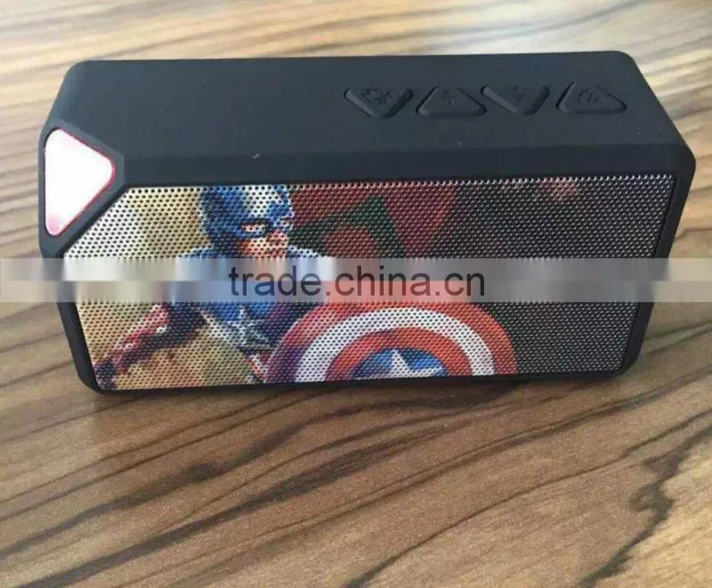 X3 Bluetooth Wireless Speaker with Fm Radio ,Nice Gift For VIP Clients