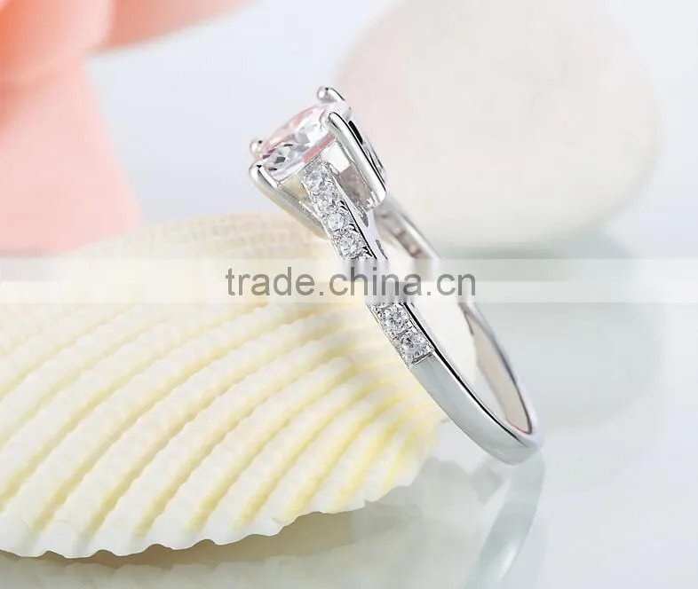 Wholesale cz diamonds 925 sterling silver rings jewelry fashion