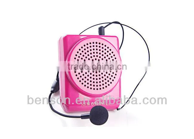 hotsale waistband amplifier , microphone,audio amplifier, megaphone N74 Red