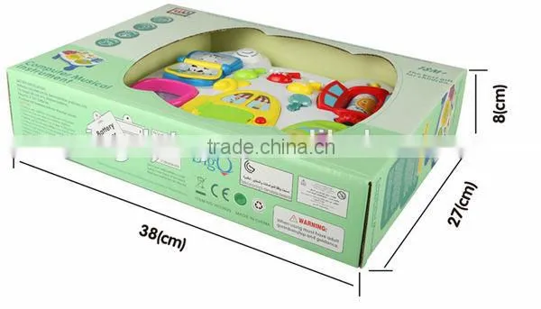 Nice Gifts ABS Plastic Musical Toy Baby Laptop Computer
