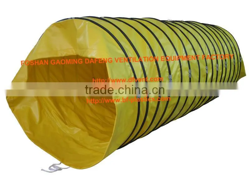 flexible mining and tunnel air duct