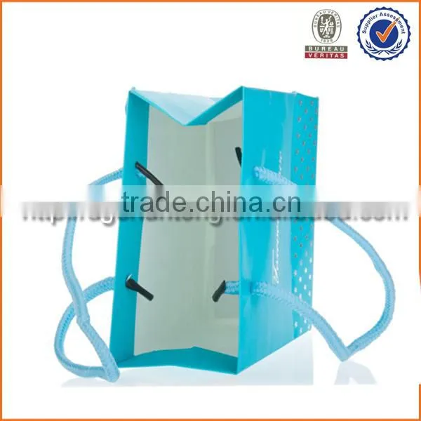 Navy blue tissue paper bag