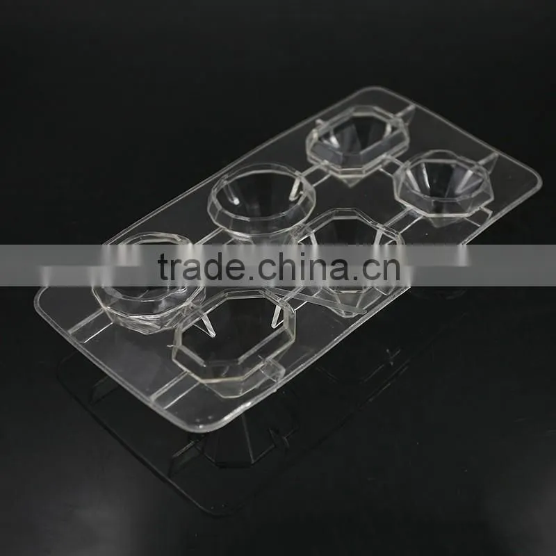Kids DIY Crystal Diamonds Shape Ice Cream Mould Summer Silicone Ice Cream Trays Ice Cream Tools