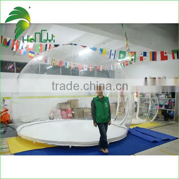 2015 High quality low price transparent inflatable tent