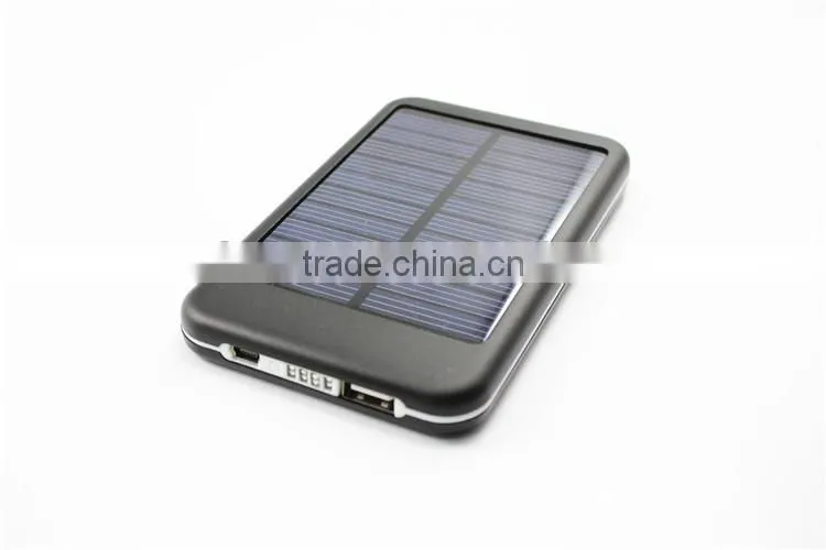 Aluminium material solar charger with 4 LED indicator, colorful mobile solar charger, company promotion gift solar power bank