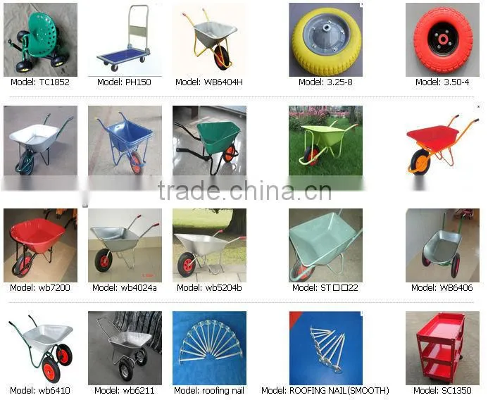 new wheel barrow wheels part rim for 400-8 wheels & spoke