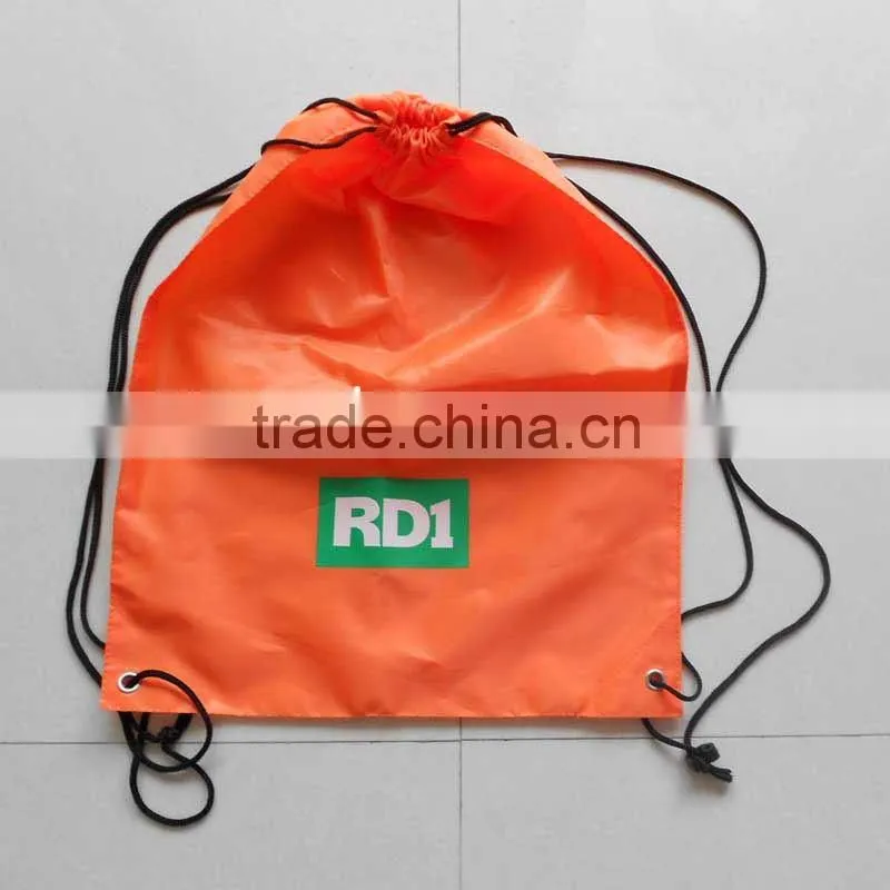 Customized logo Printed fast dry drawstring bag