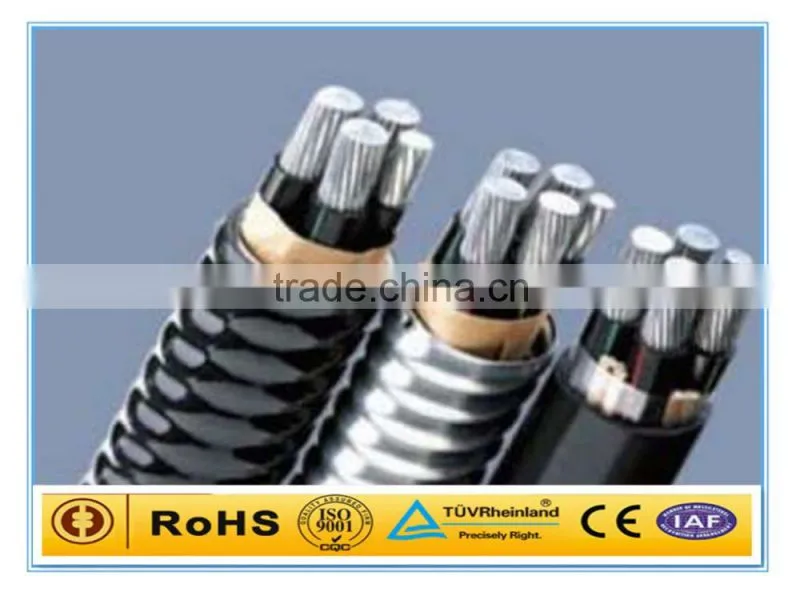 Aluminium Conductor XLPE Insulation PVC Armoured Power cable