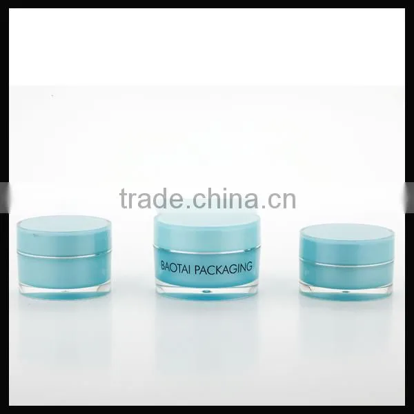 Streight-round Fasion Plastic container for skincare