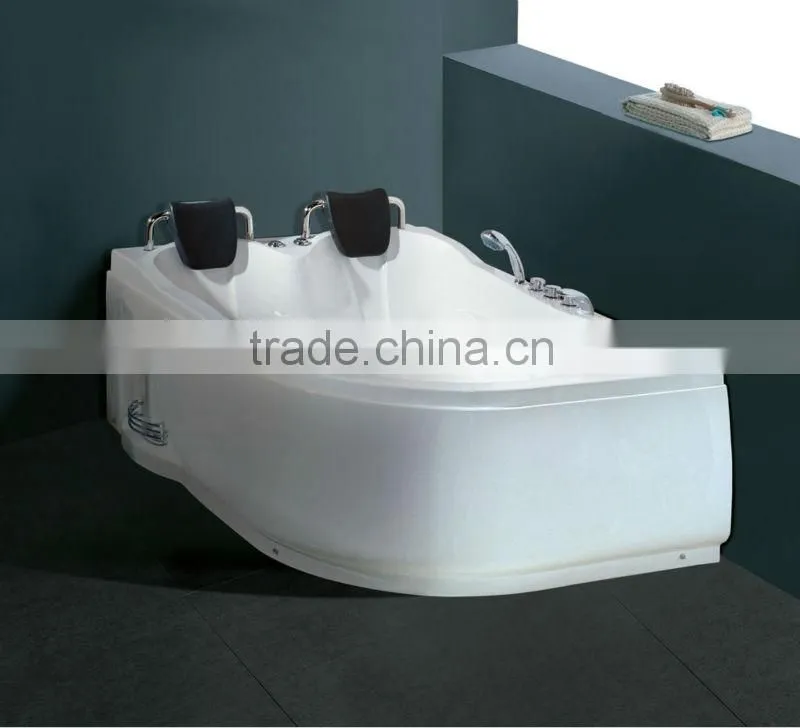 2016 two persons chromatherapy sensational hydro-massage bathtub
