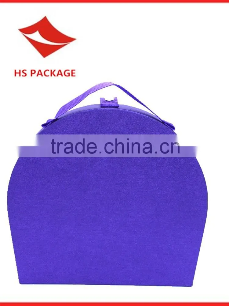 luxury suitcase paper gift box with window