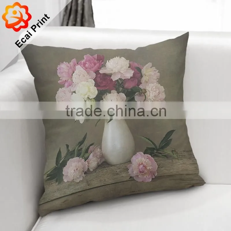 Hot sale invisible zipper wholesale digital printing pillow cover