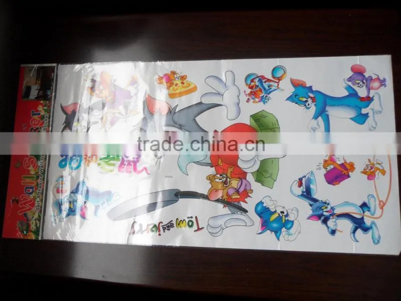 Large Mouth shape Removable Wall Sticker for kids room decorative