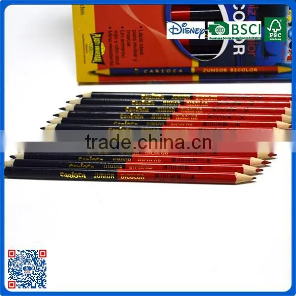 2016 Natural Wood Color Pencil in color box for school drawing