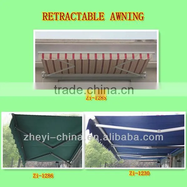 Home Garden Wind Screen Retractable Side Awning