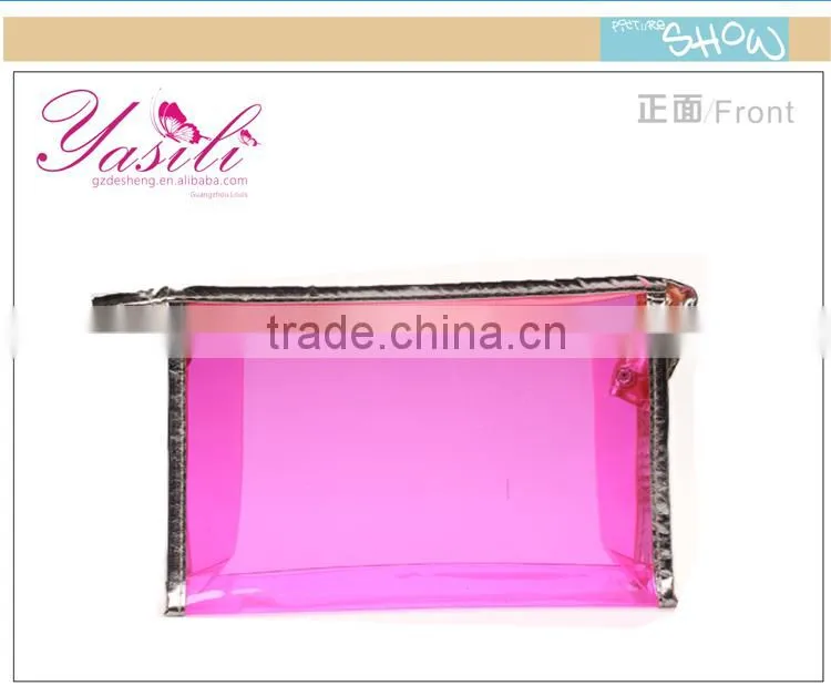 clear plastic zipper pouch;clear Makeup bag;cheap wholesale makeup bags