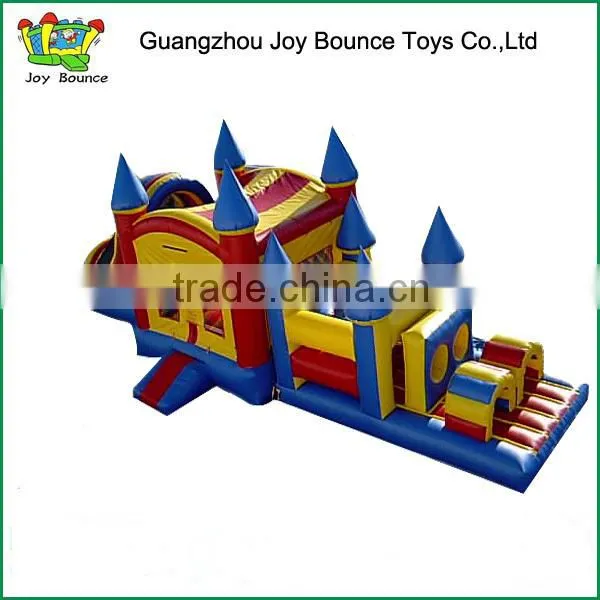 kids commercial inflatable obstacle course bouncer , obstacle course bouncer