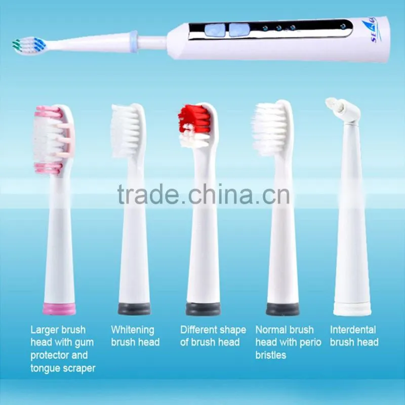 Rechargeable sonic electric san-a toothbrush china with Adjustable frequency Feature