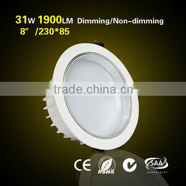 HOT SELL 31W 1900Lumen High Quality led downlight bulb