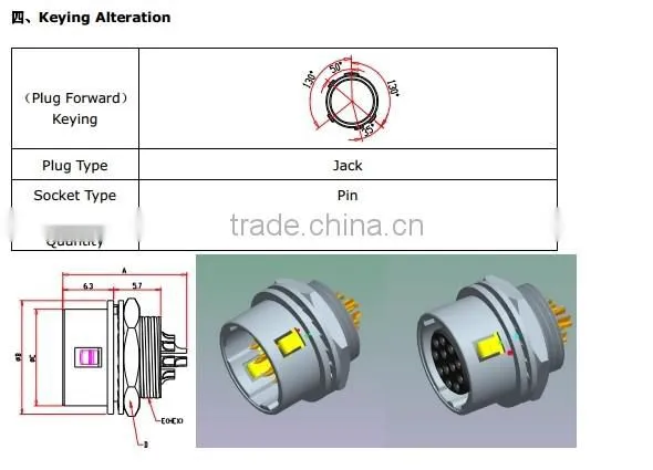 CNT13 Minitype Metal Push-Pull Electrical Connector