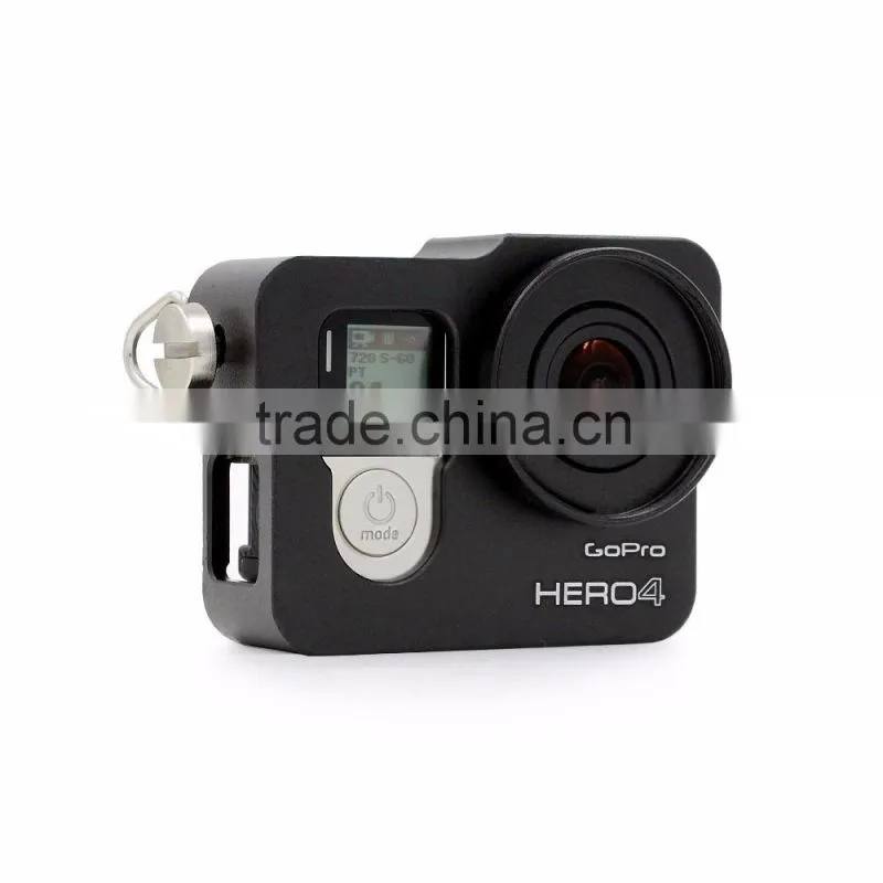 Go pro Alloy CNC Aluminium Protective Housing Shell Case for Hero3+/4.
