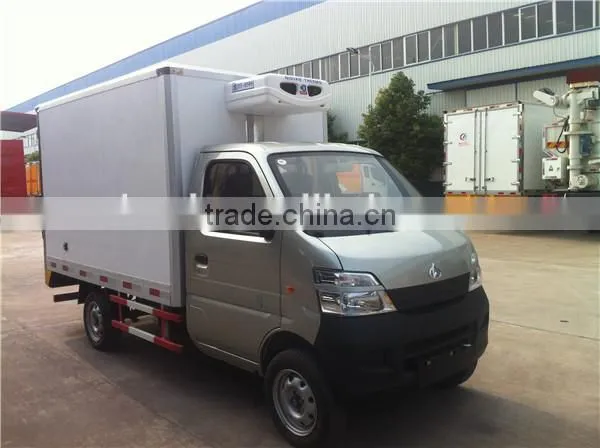 chang'an small refrigerator box truck 1000Kg cold truck