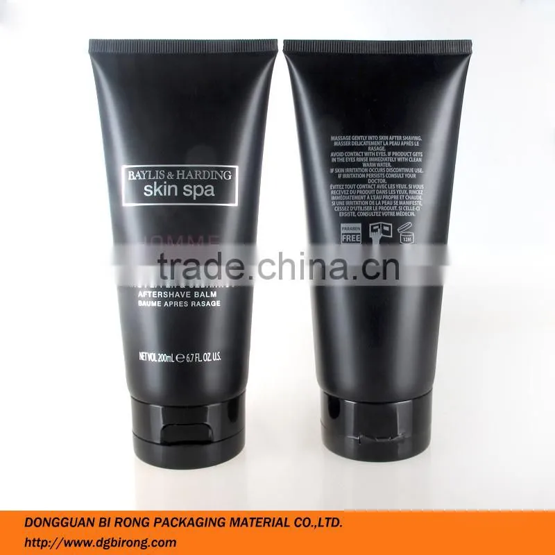 200ml Black Plastic Skin Spa Packaging Tube