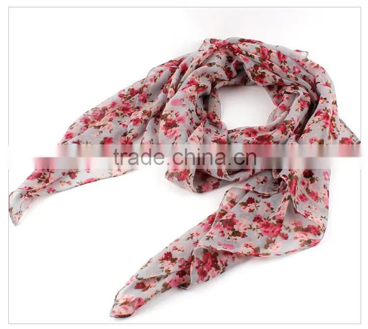 Whosale china new fashionable woven acrylic cashmere feel shawl plain scarf