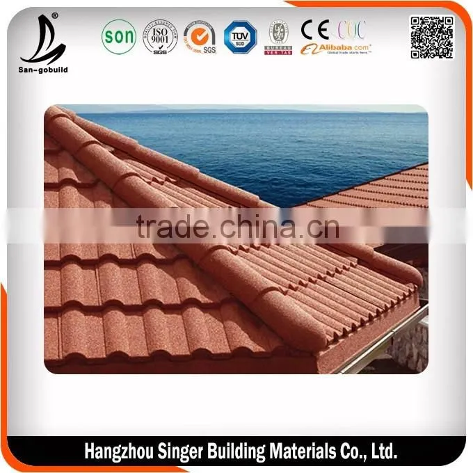 Insulated Stone Coated Metal Roofing Tiles Corrugated roofing materials shingles