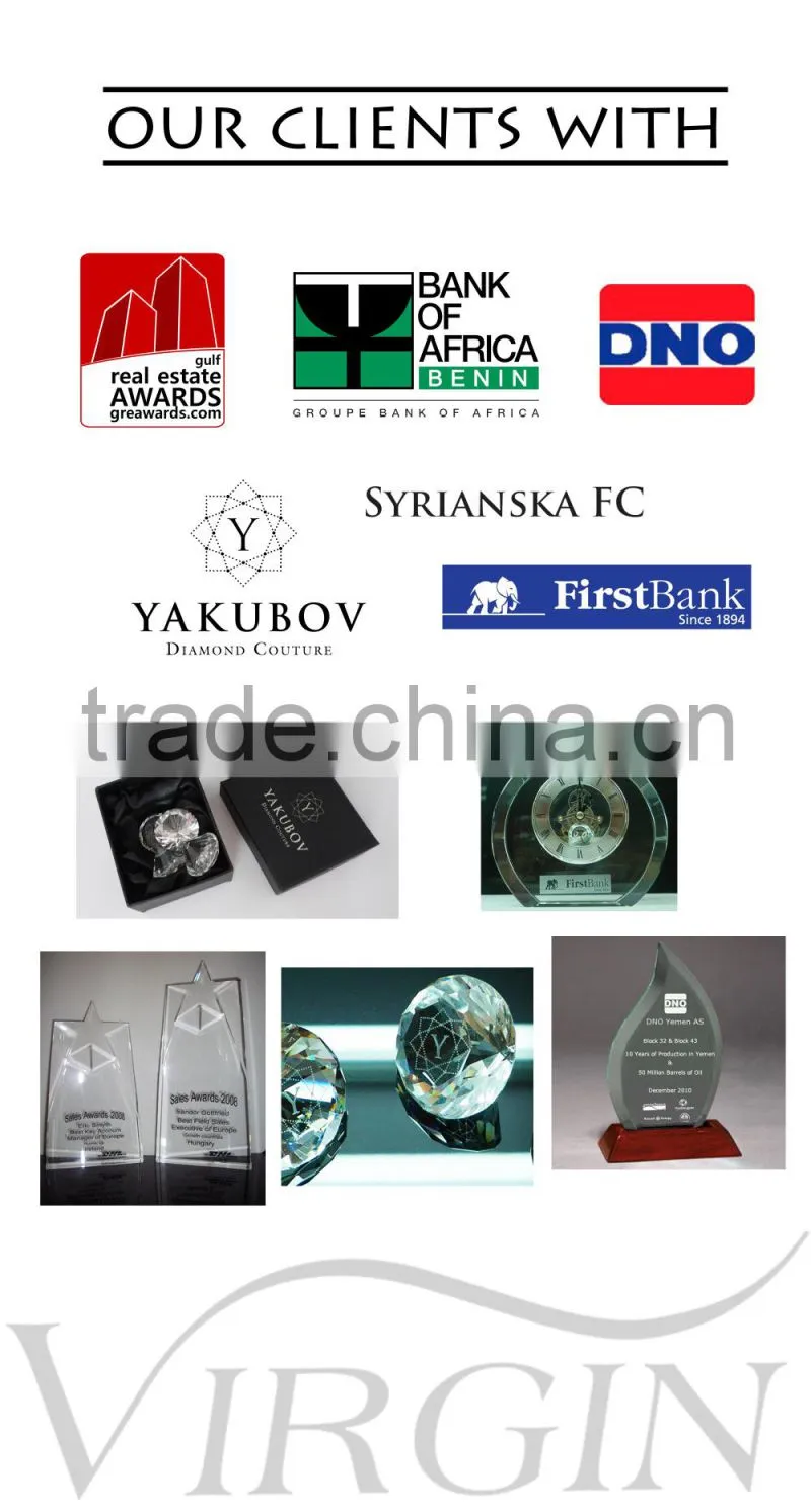 Optical Crystal Sports Trophy
