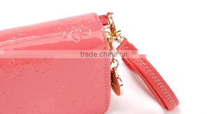 2015 Customized fashion design exquisite leather women wallet