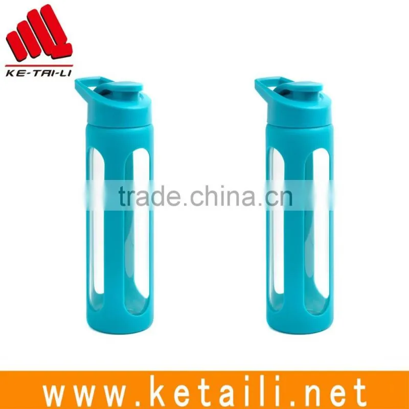 Made in China Protective Silicone Rubber Glass Water Bottle Skin Cover Sleeve Supplier