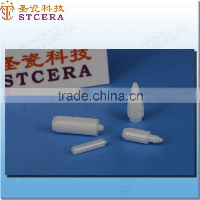 STCERA Technical ZrO2 ceramic rolling pin, heater ceramic pin holder