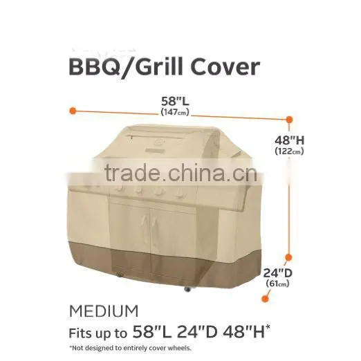 Cover Accessories Veranda Barbecue Grill Cover, Medium, 59 Inch
