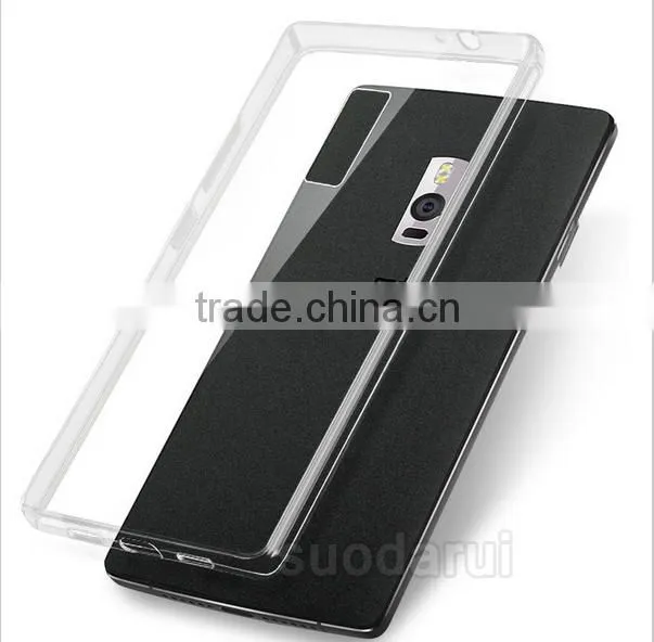 Fashion Crystal Soft Slim TPU Transparent Mobile Phone Cases Silicon Gel Covers For One Plus one