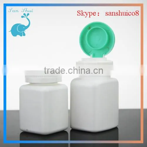 HDPE plastic bottle capsule bottle with closure and seals