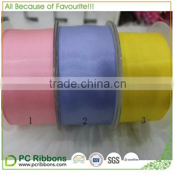 2 inch soild double sides satin ribbons