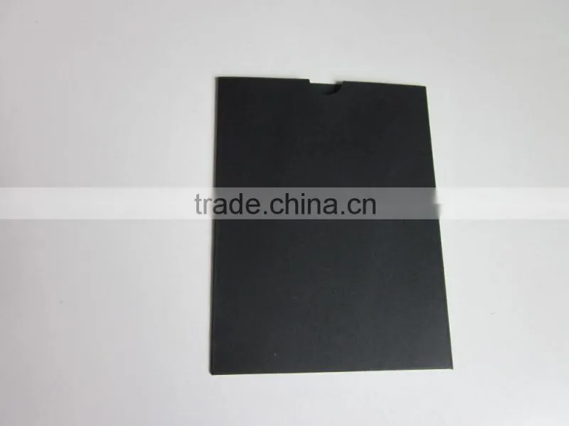 black rigid envelope