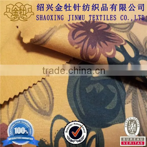 Printed Knitting Punto Roma Fabric, T/R punto roma fabric