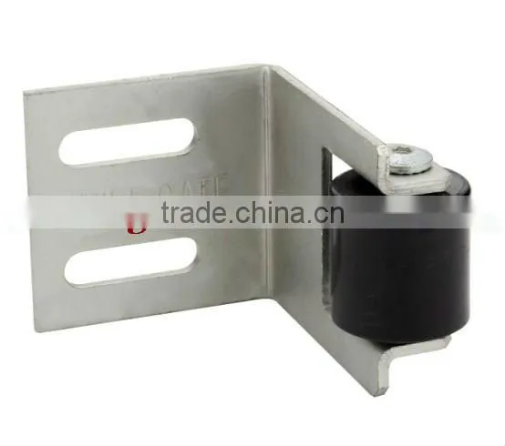 gate end stop with single nylon roller