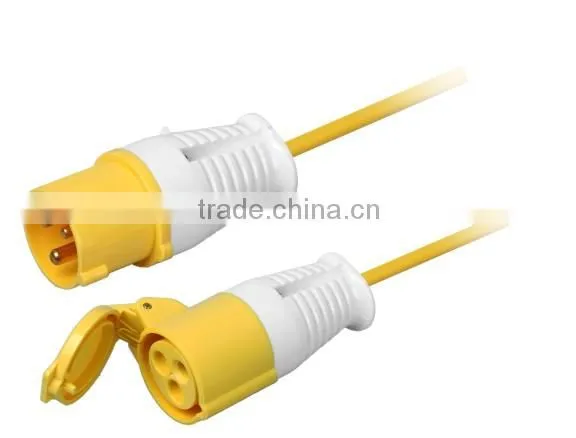 CEE plug CEE Extension Cords with 16A/230V~ IP44 CEE plug & socket H05VV-F/H05RN-F 3G1.5