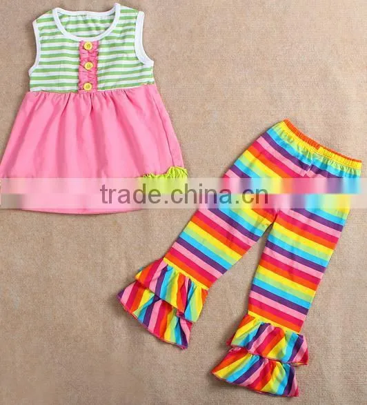 2016 new arrivle children clothing manufacturers china baby cotton frock suit design images