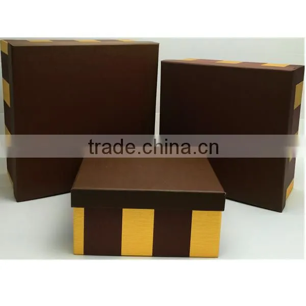 Wholesale Custom Top and Bottom Design Paper Packaging Gift Box