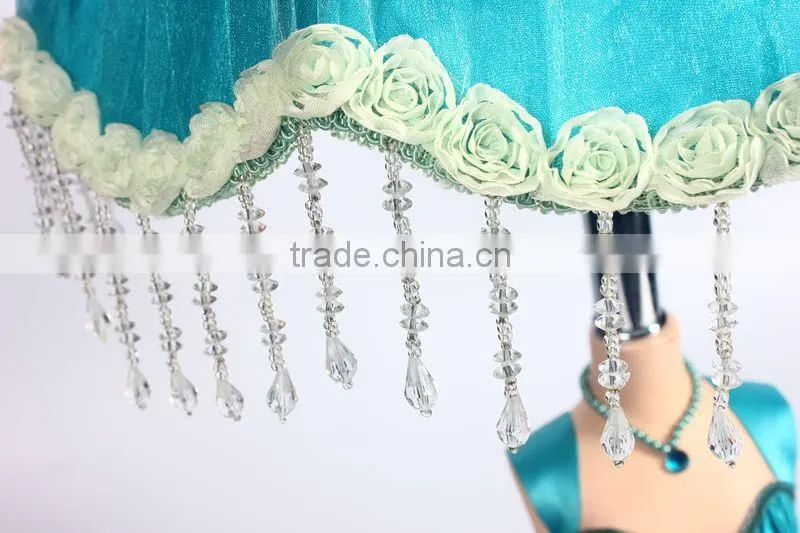 Wholesale blue table lamp Home decor Reading lighting Table lamp resin crafts